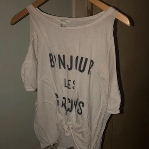 Off the shoulder top